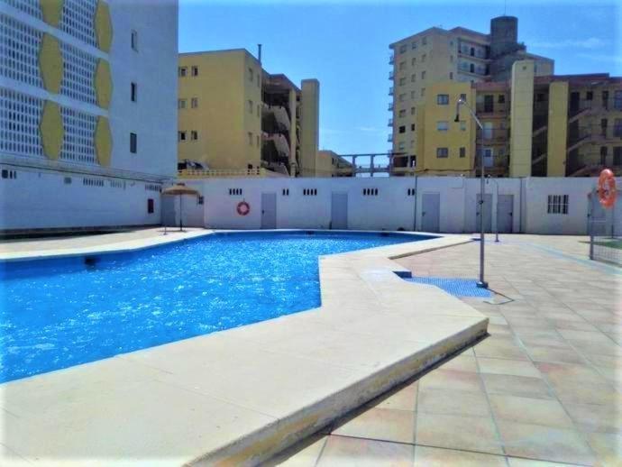 Apartamento Roquetas De Mar Urbanizacion, 2 Dormitorios, Gran Terraza Con Vista Al Mar, Wi-Fi, Parking Y Piscina Luaran gambar