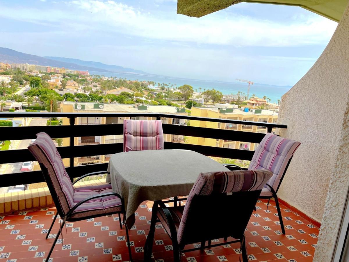 Apartamento Roquetas De Mar Urbanizacion, 2 Dormitorios, Gran Terraza Con Vista Al Mar, Wi-Fi, Parking Y Piscina Luaran gambar