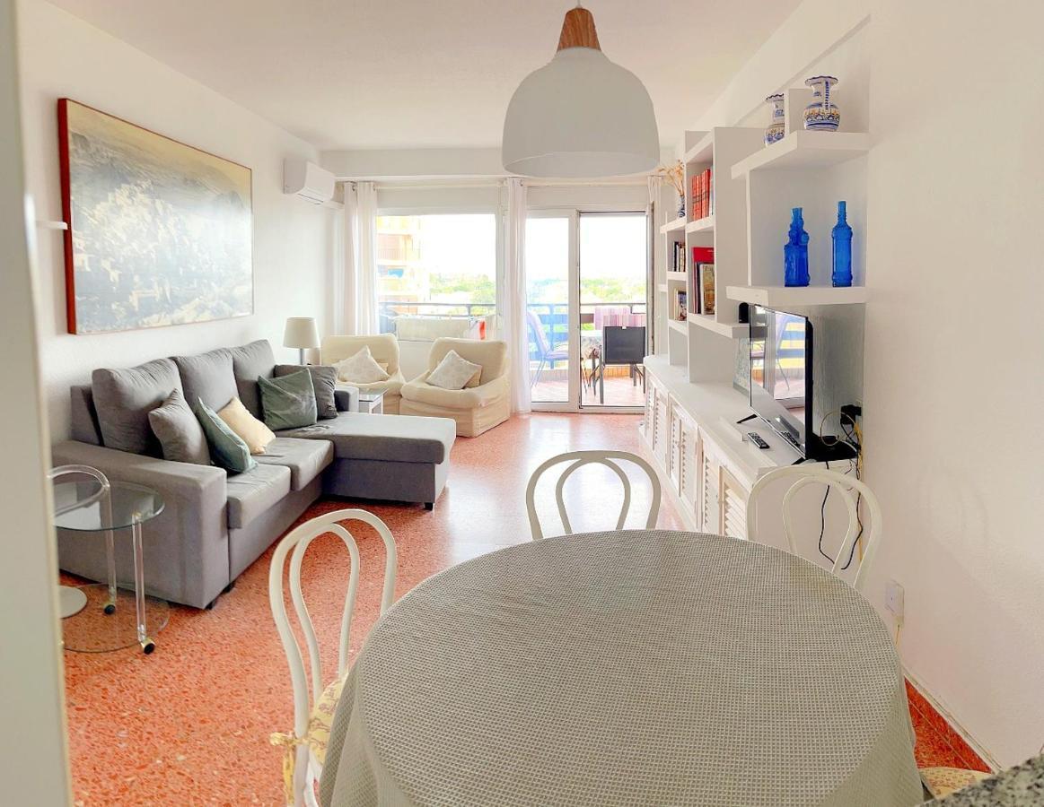Apartamento Roquetas De Mar Urbanizacion, 2 Dormitorios, Gran Terraza Con Vista Al Mar, Wi-Fi, Parking Y Piscina Luaran gambar